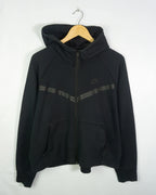 Sudadera Nike Tech Zip Negro Mujer — Talla XL