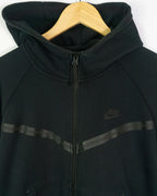 Sudadera Nike Tech Zip Negro Mujer — Talla XL