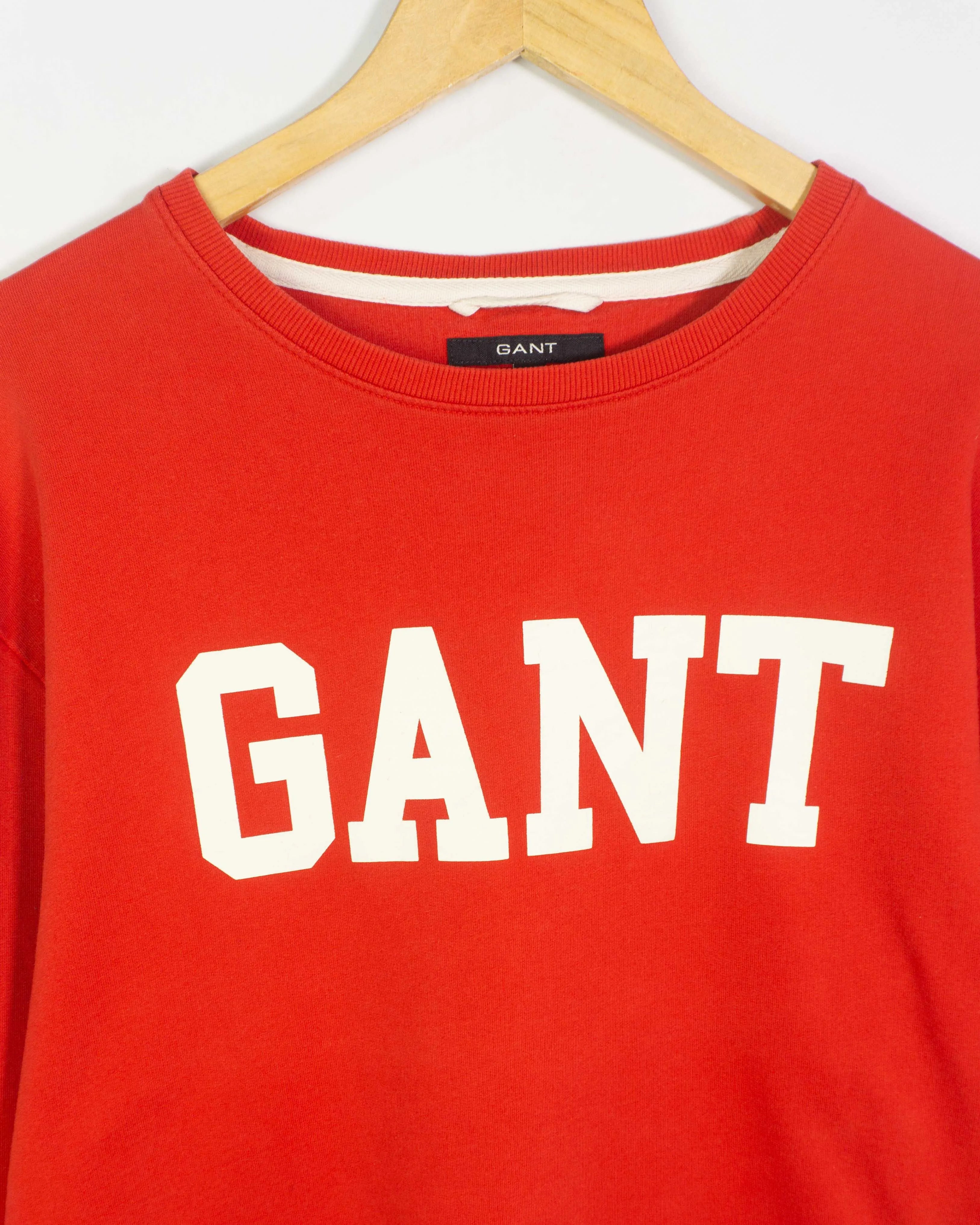 Sudadera Gant Logo Rojo — Talla L