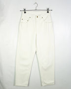 Jeans Lee denim Blanco Vintage 90s Mom Fit Mujer — W31