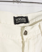 Pantalón Versace Jeans Couture Vintage 90s Blanco — T38