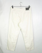 Pantalón Versace Jeans Couture Vintage 90s Blanco — T38