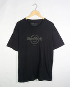 Camiseta Hard Rock Cafe Paris Negra Souvenir — Talla L