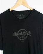 Camiseta Hard Rock Cafe Paris Negra Souvenir — Talla L
