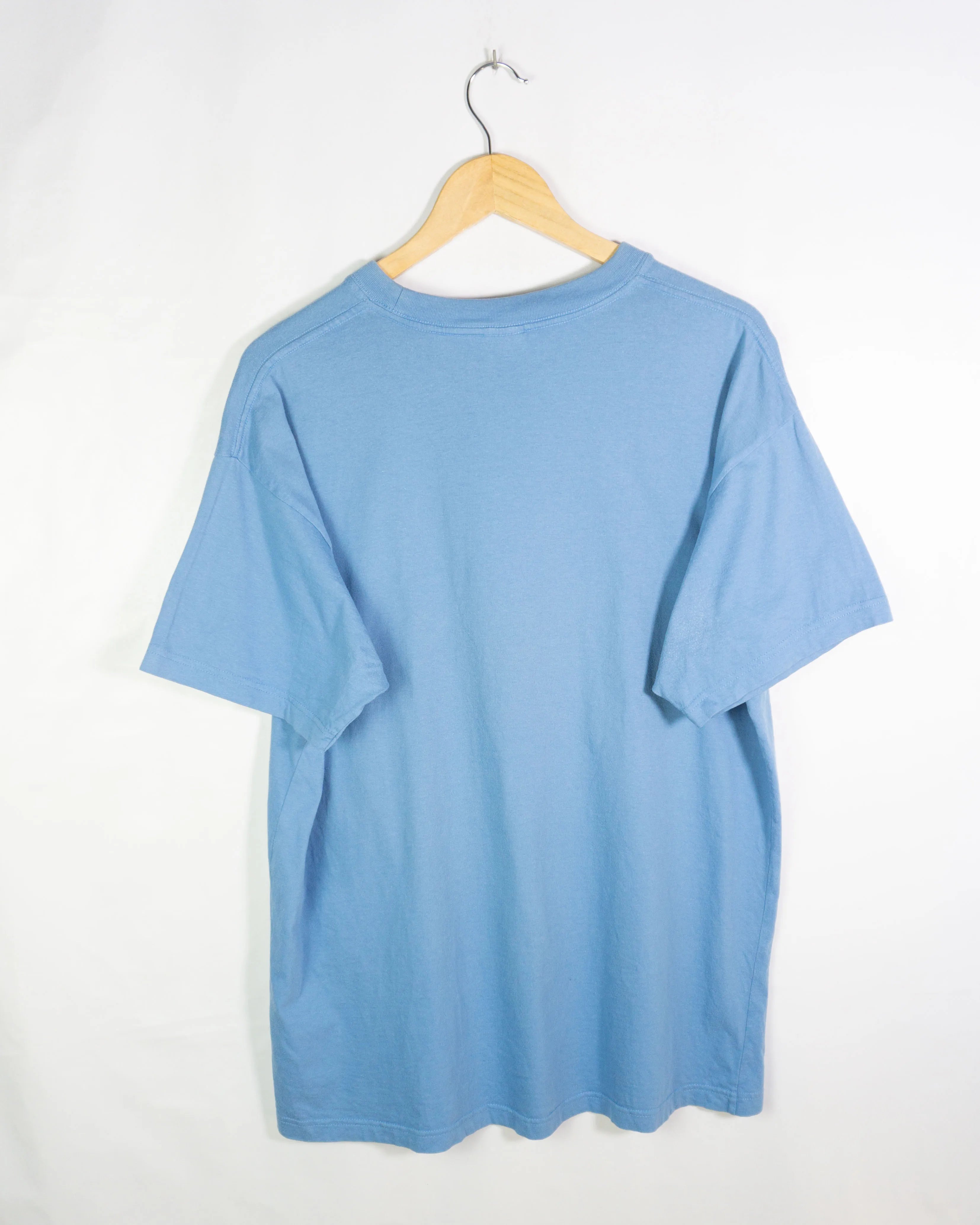 Camiseta Vintage Santiago de Compostela Azul 90s — Talla XXL
