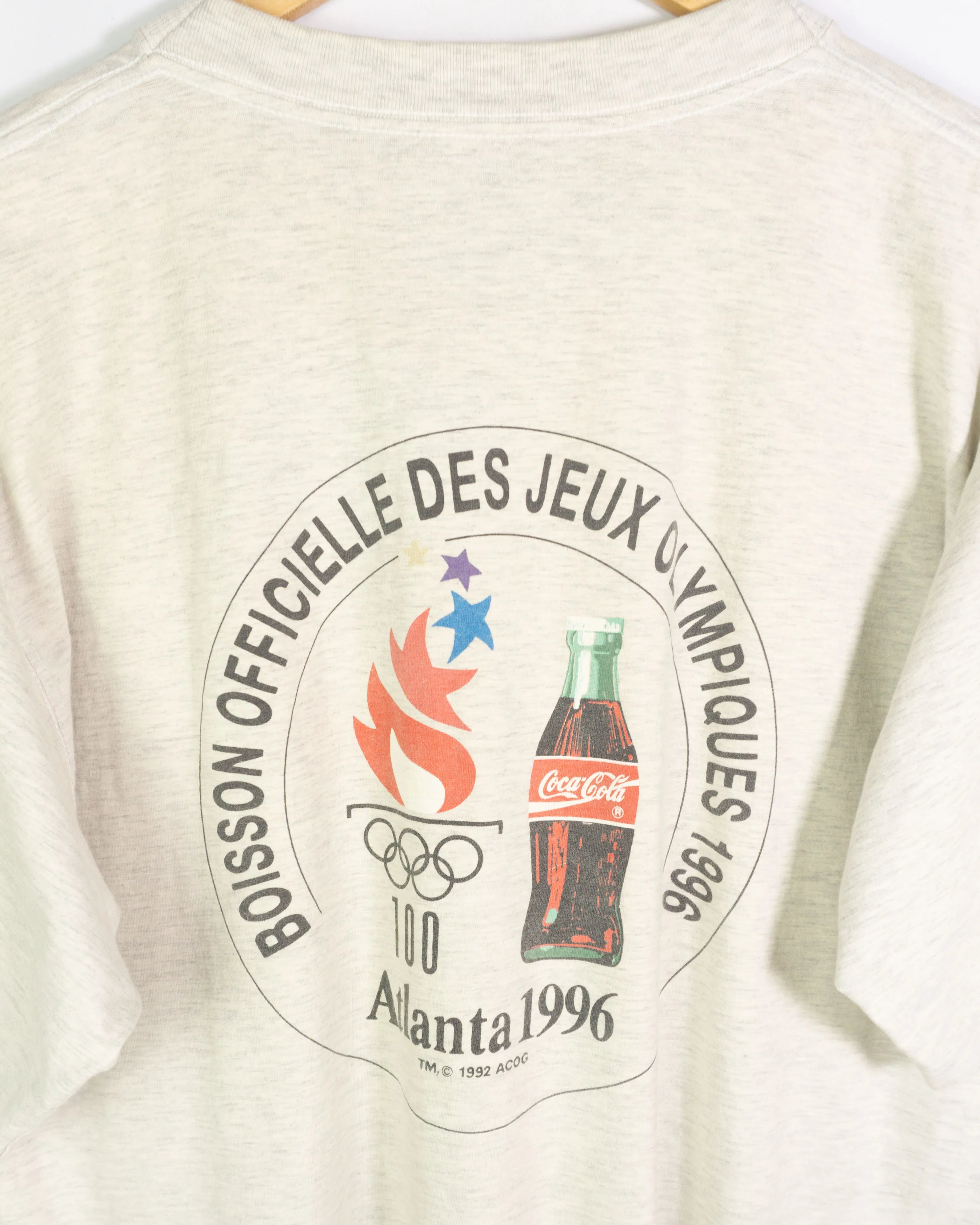 Camiseta Vintage Coca-Cola Olimpiadas Atlanta 1996 — Talla L