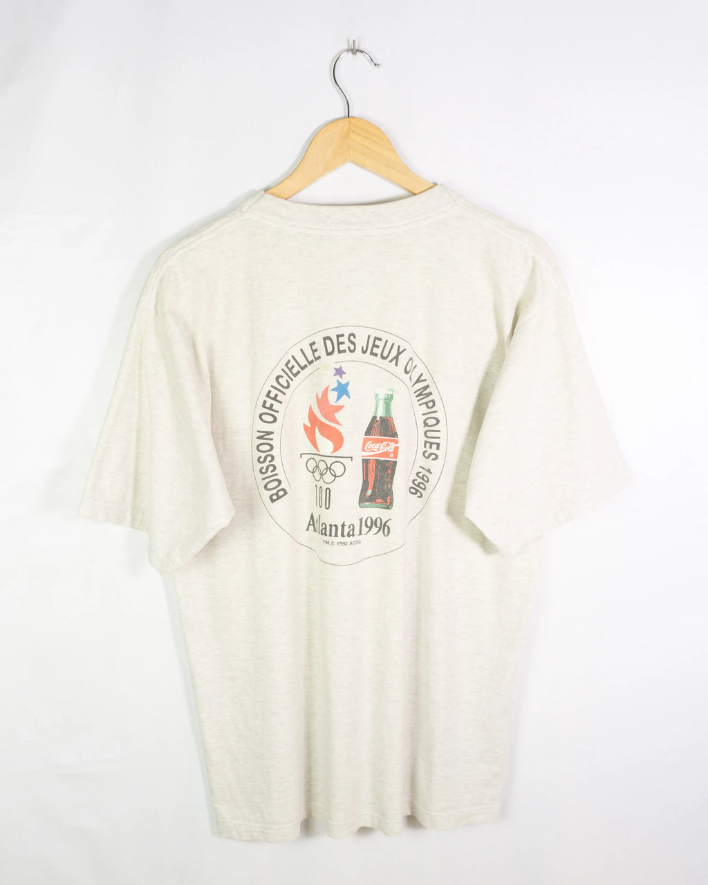 Camiseta Vintage Coca-Cola Olimpiadas Atlanta 1996 — Talla L