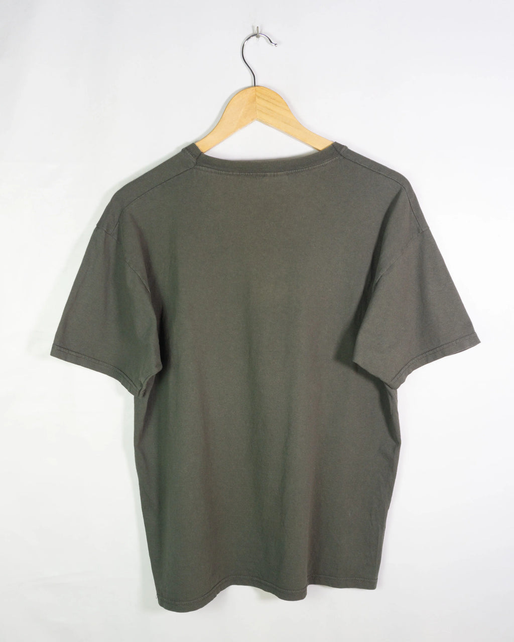 Camiseta Souvenir Greek Mythology Verde Oliva Vintage 00s — Talla M