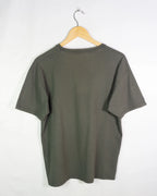 Camiseta Souvenir Greek Mythology Verde Oliva Vintage 00s — Talla M