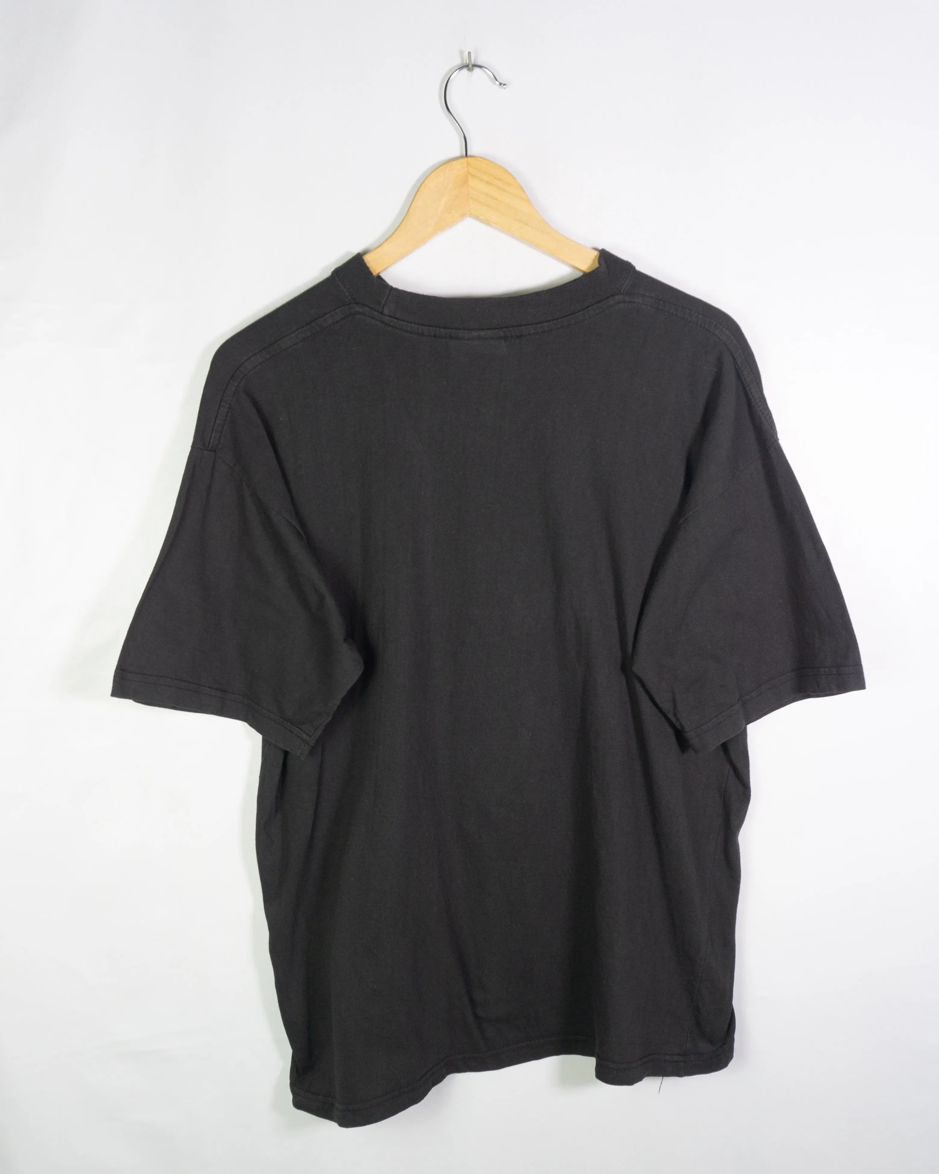Camiseta Vintage The Simpsons Bart Skeleton Negra 1998 — Talla XL