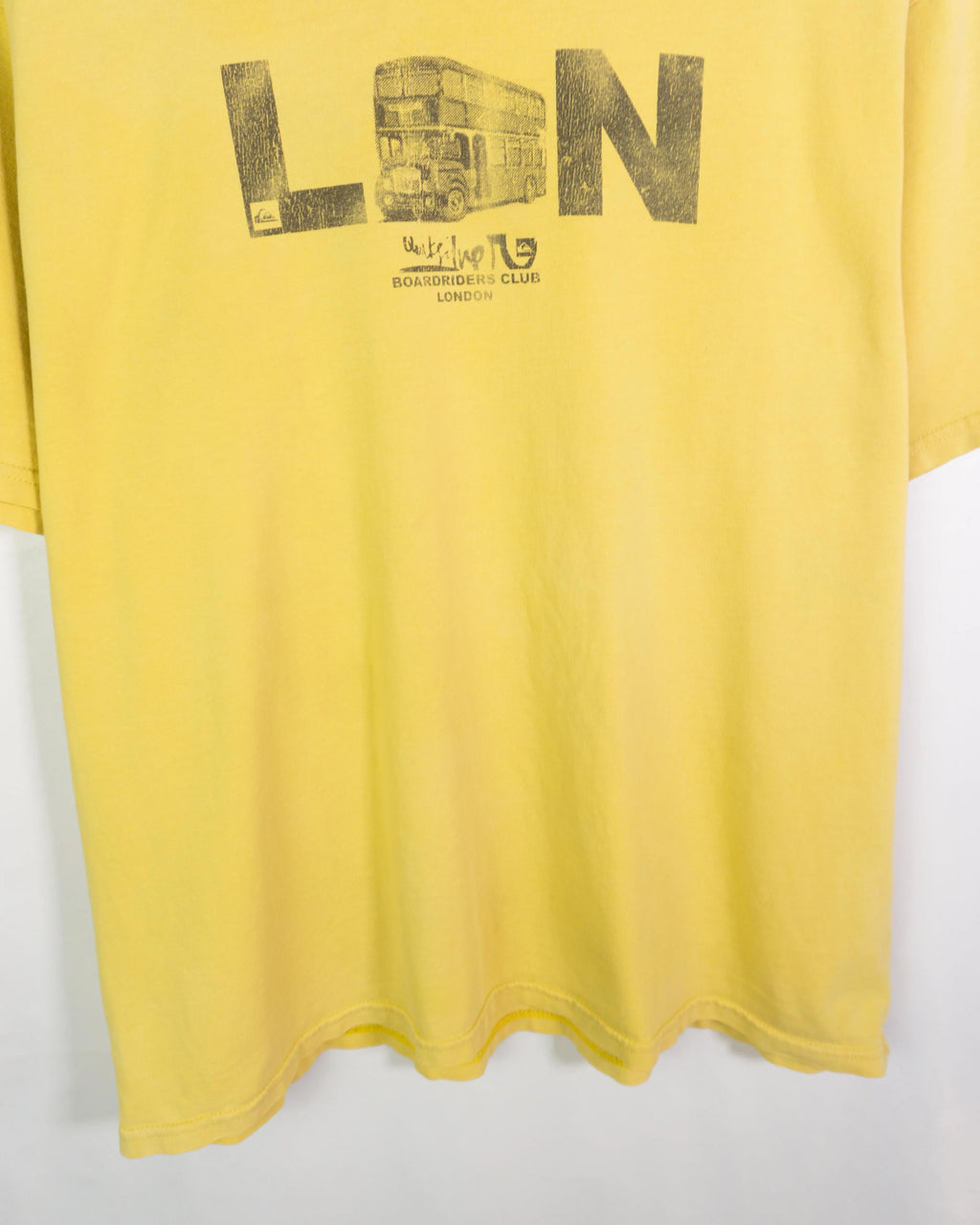 Camiseta Quiksilver Boardriders London Amarilla 00s — Talla L