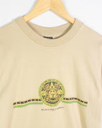 Camiseta Souvenir Playa del Carmen Azteca Arena Vintage — Talla M