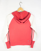 Chaqueta Adidas Capucha Coral 3 Bandas Mujer — Talla S