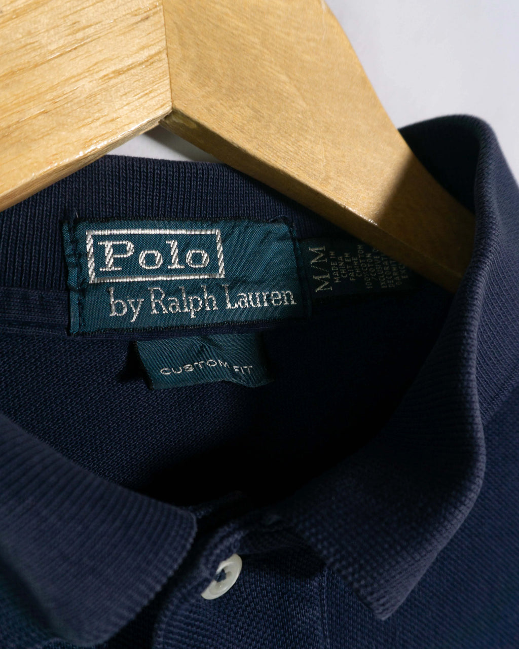 Polo Ralph Lauren Azul Marino Pony Rojo — Talla S