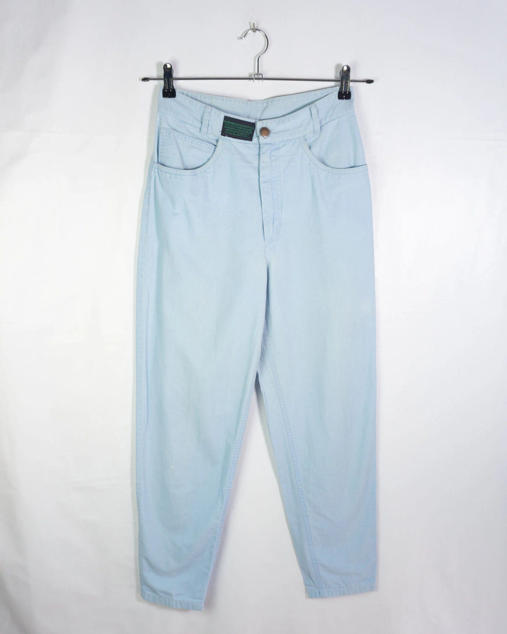 Pantalon Burberrys Vintage 80s Azul Mujer — Talla S