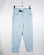 Pantalon Burberrys Vintage 80s Azul Mujer — Talla S