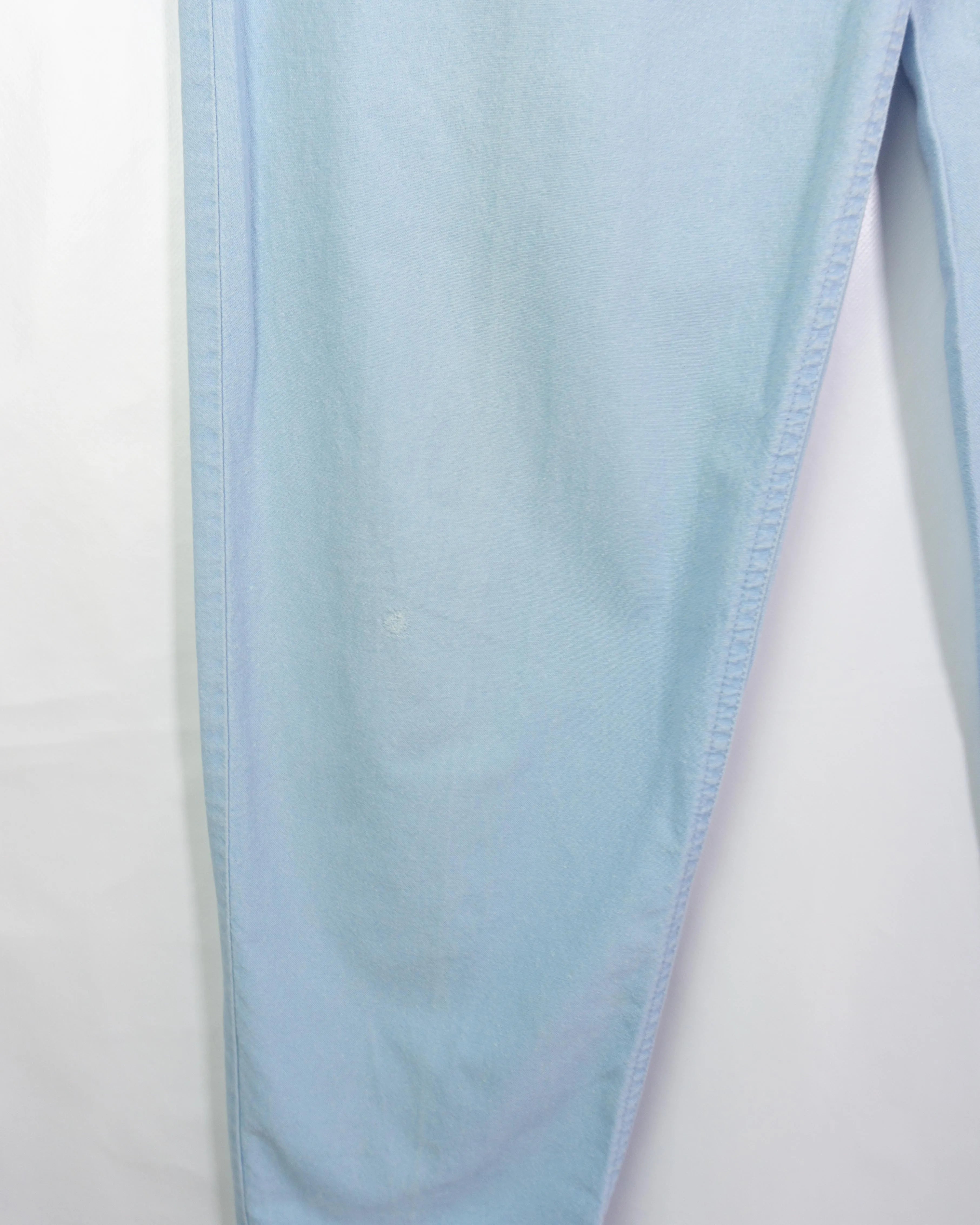 Pantalon Burberrys Vintage 80s Azul Mujer — Talla S