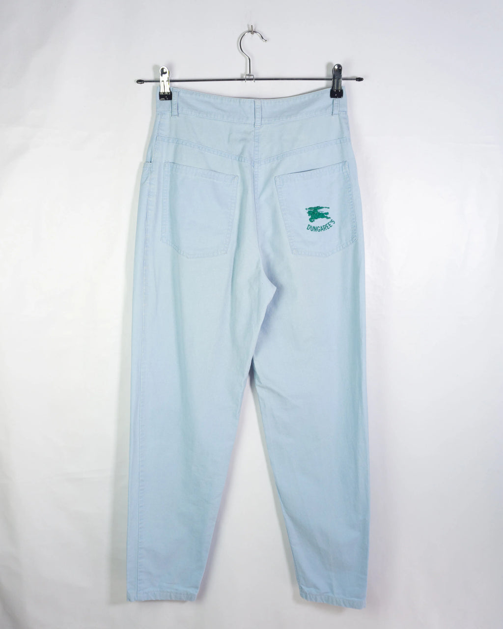 Pantalon Burberrys Vintage 80s Azul Mujer — Talla S