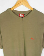 Camiseta Quiksilver Verde Vintage 00s — Talla M