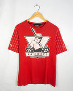 Camiseta Yankees Cooperstown Roja Vintage 90s — Talla M