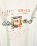 Camiseta NFL 49ers Western Division Vintage 90s — Talla L