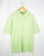 Polo Mercedes-Benz Corporativo Verde Lima Logo — Talla XL