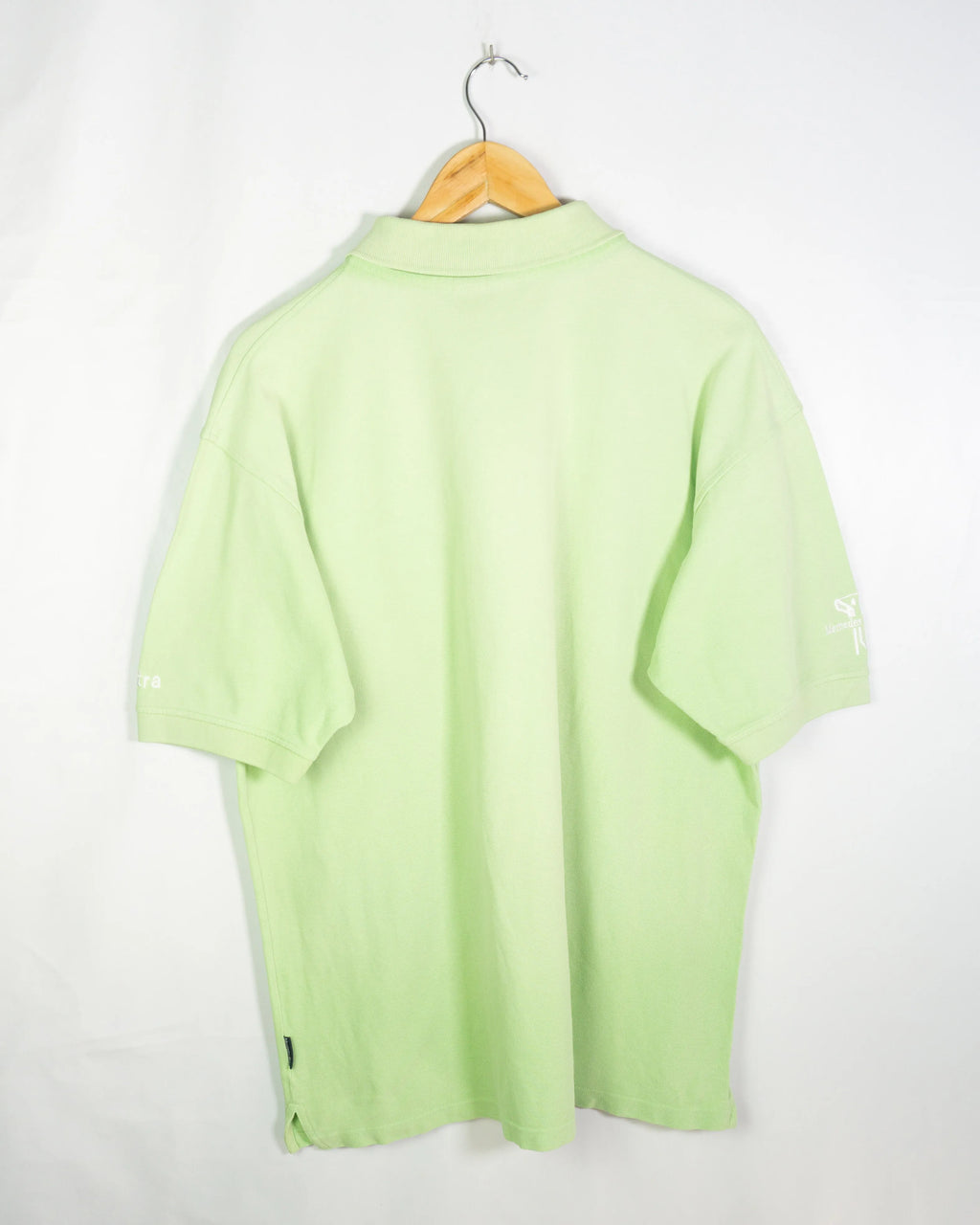 Polo Mercedes-Benz Corporativo Verde Lima Logo — Talla XL