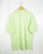 Polo Mercedes-Benz Corporativo Verde Lima Logo — Talla XL
