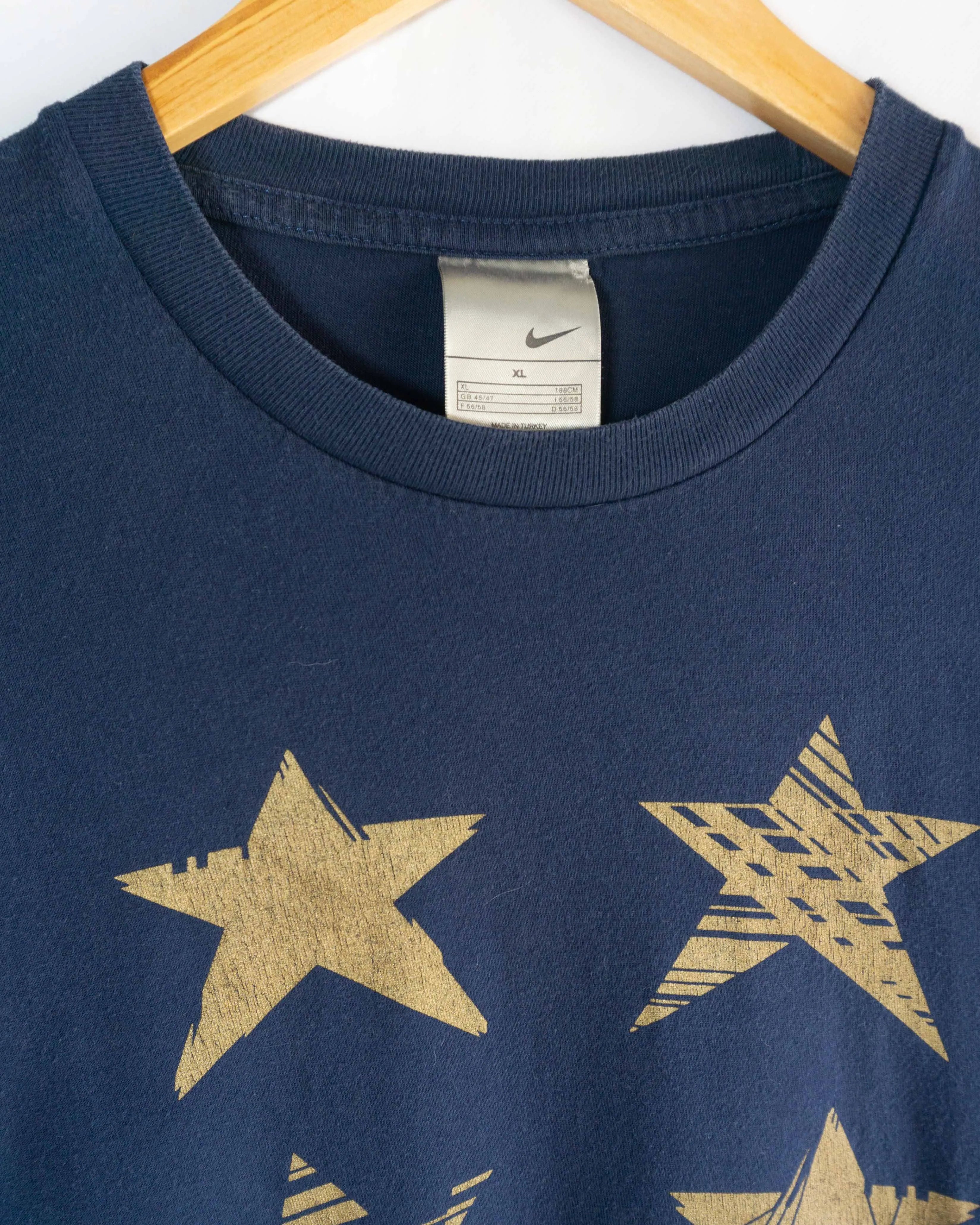 Camiseta Nike FC Barcelona Estrellas Azul 00s — Talla XL