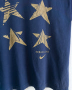 Camiseta Nike FC Barcelona Estrellas Azul 00s — Talla XL