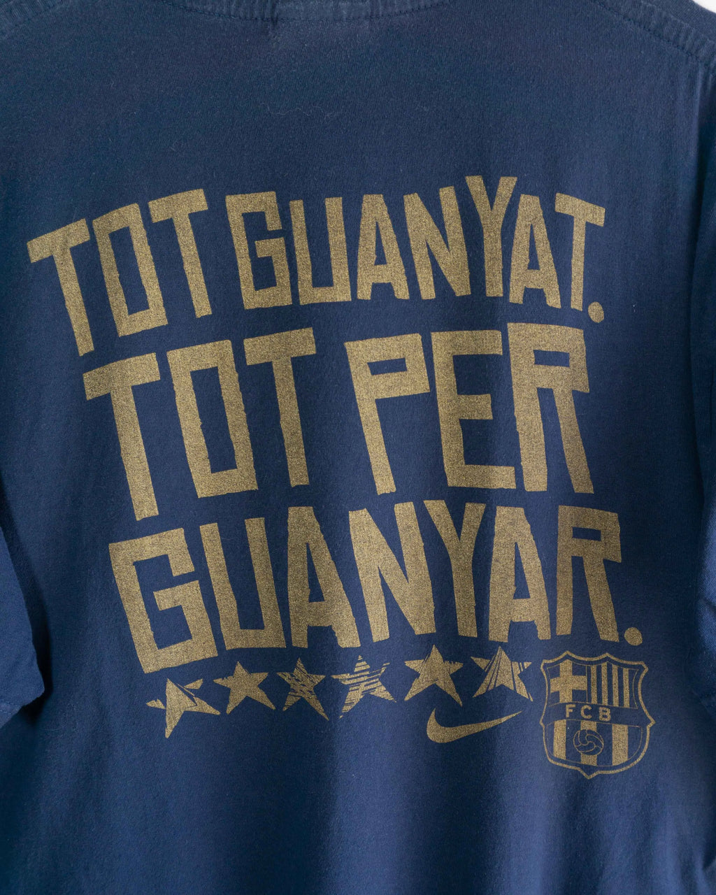 Camiseta Nike FC Barcelona Estrellas Azul 00s — Talla XL