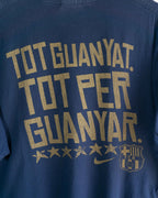 Camiseta Nike FC Barcelona Estrellas Azul 00s — Talla XL