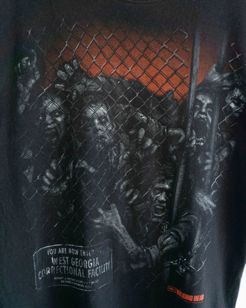 Camiseta The Walking Dead AMC Negra 2010s — Talla M