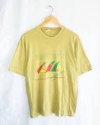 Camiseta Mediterranean Surfing Verde Vintage 80s — Talla S