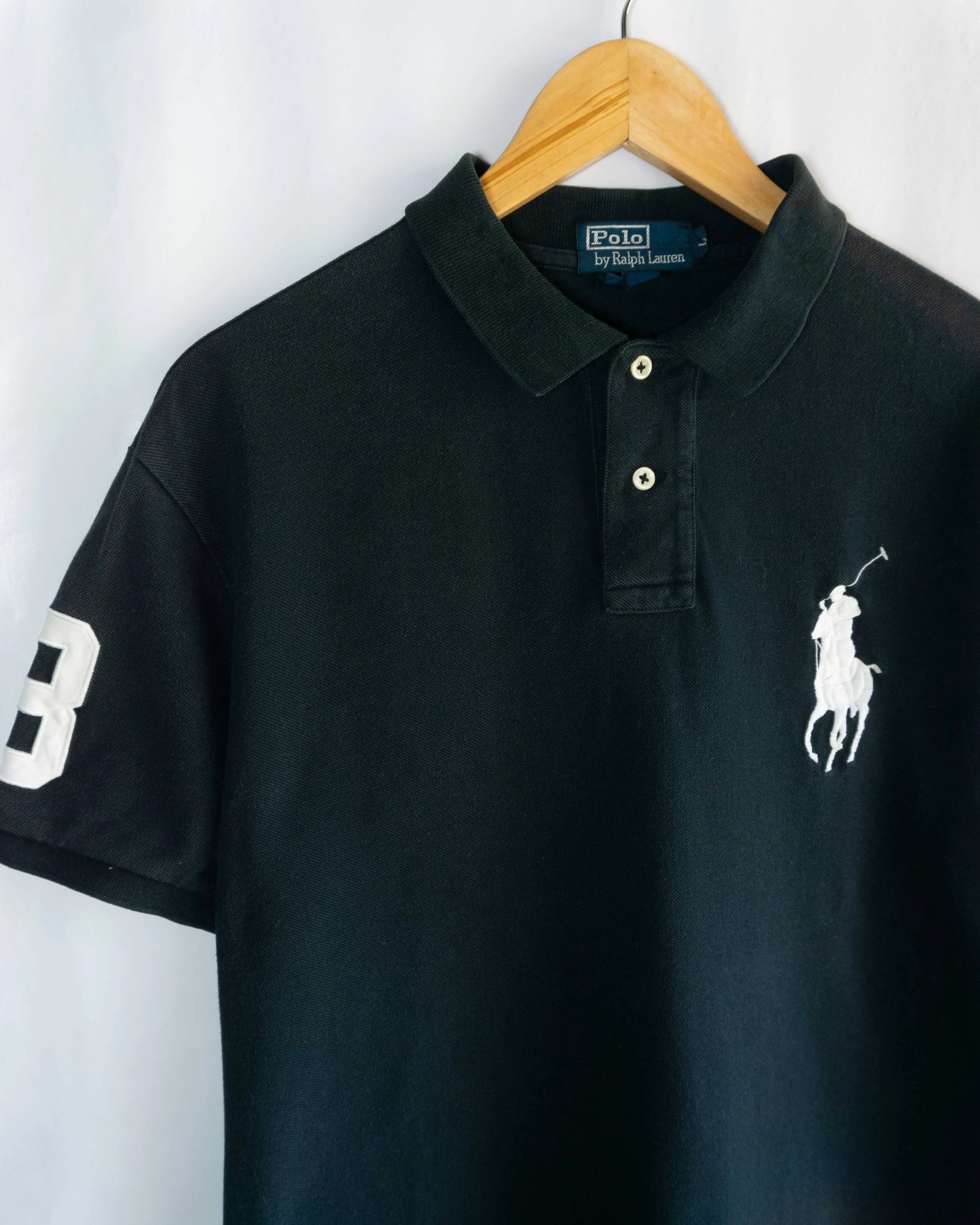 Polo Ralph Lauren Big Pony Negro 00s — Talla L