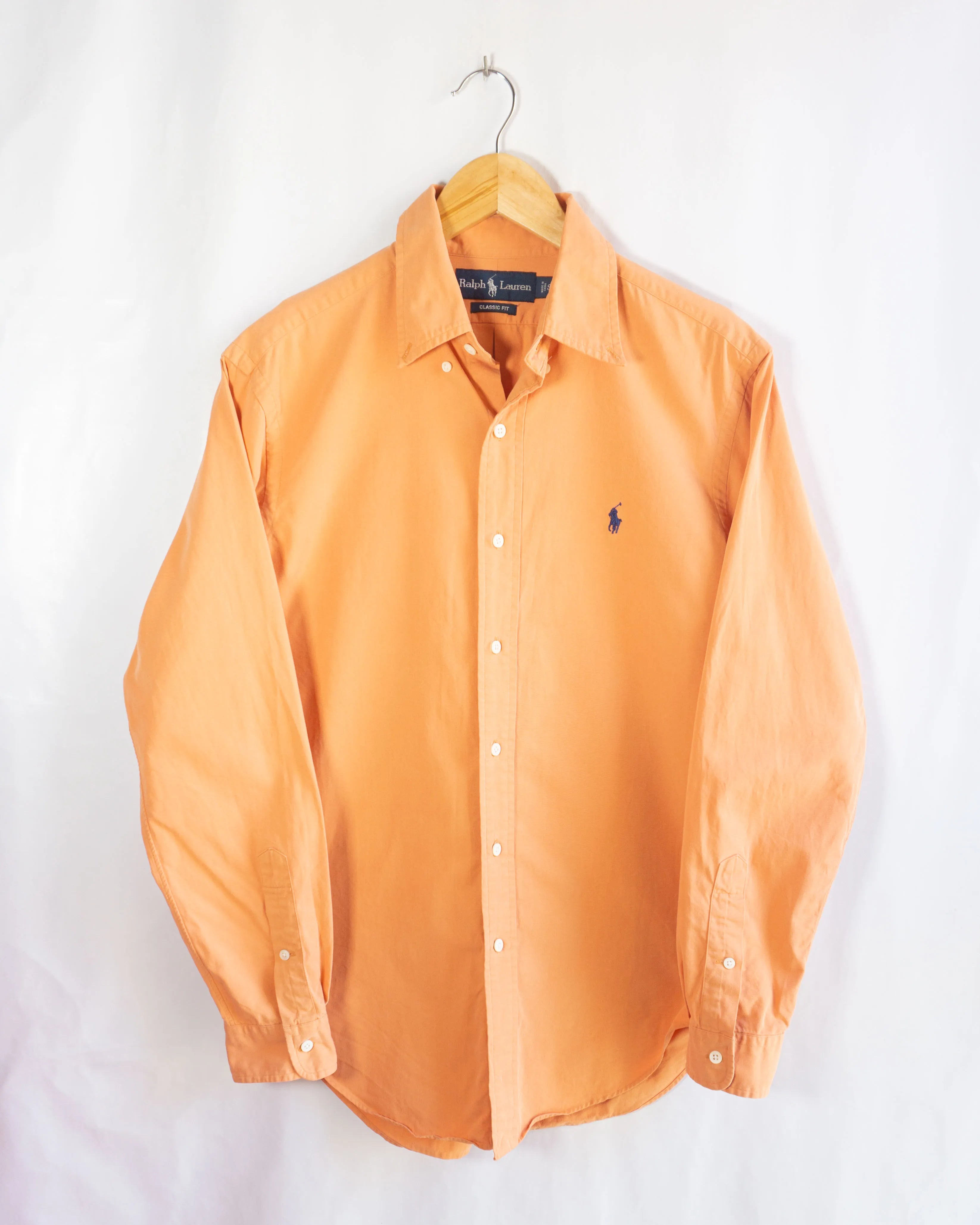 Camisa Ralph Lauren Naranja vintage 90s — Talla M