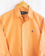 Camisa Ralph Lauren Naranja vintage 90s — Talla M