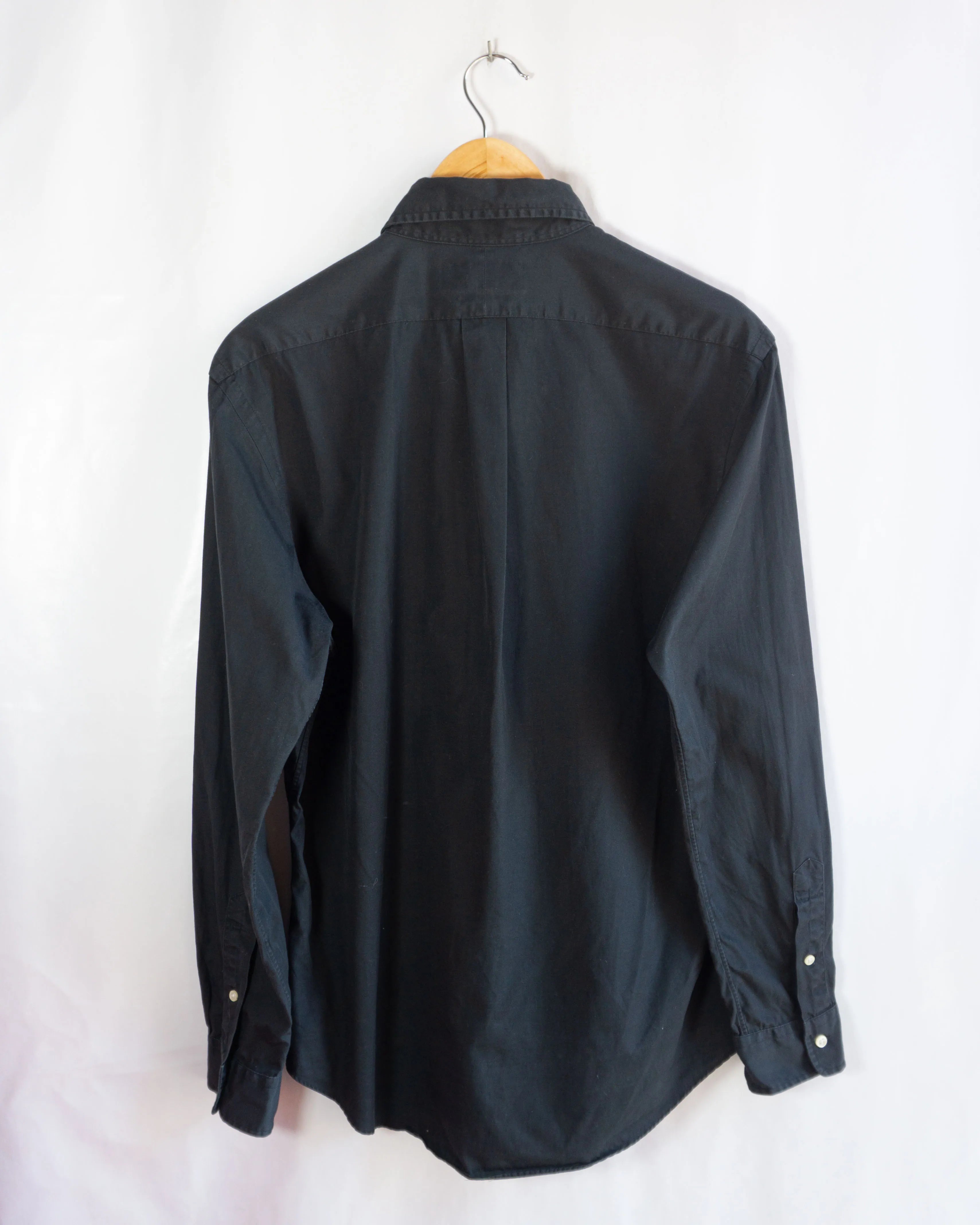 Camisa Ralph Lauren Negra vinatge 90s — Talla M