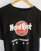 Camiseta Hard Rock Cafe China Yangshuo Vintage Negra — Talla S