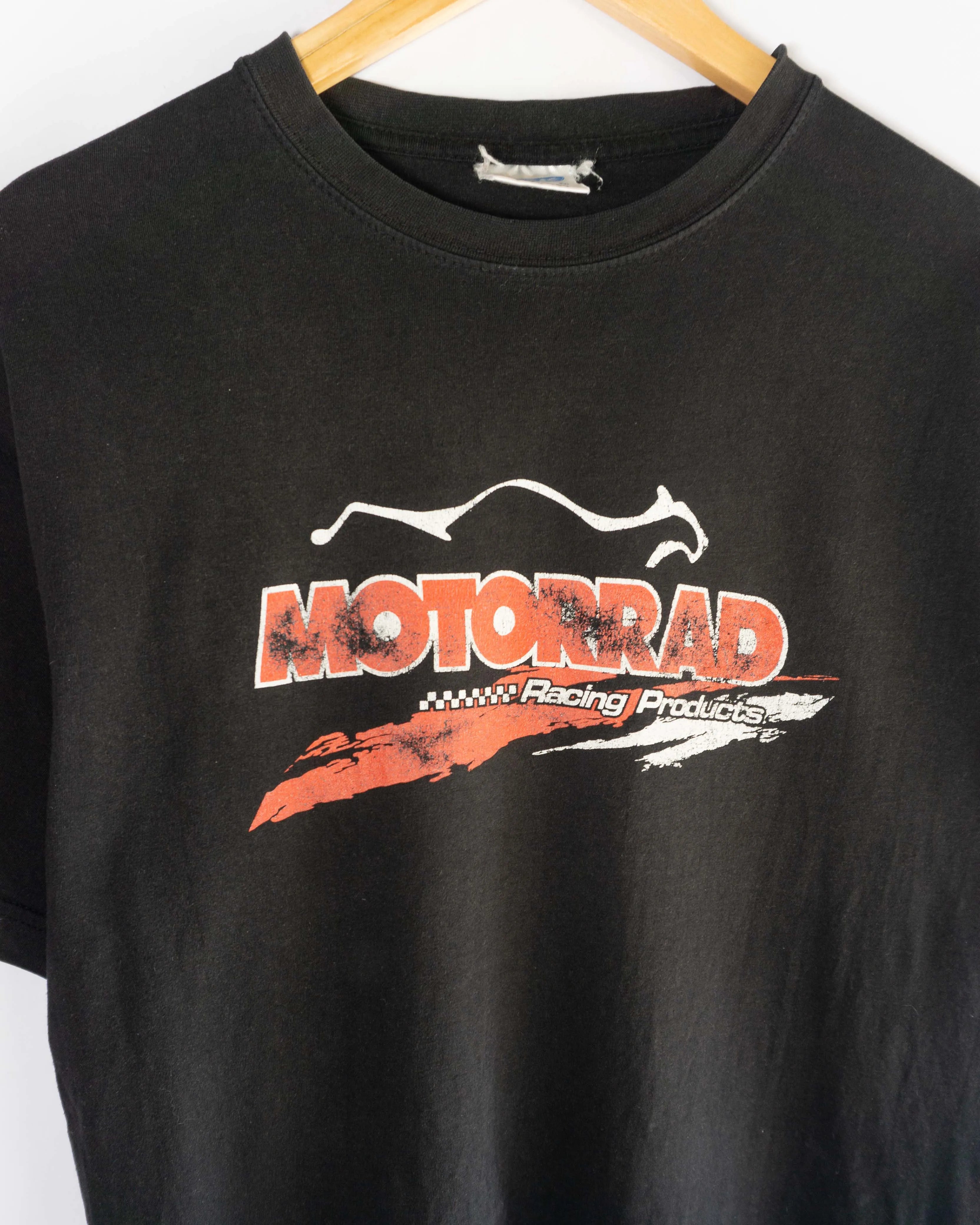 Camiseta Motorrad Racing Vintage Negra — Talla M