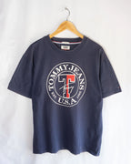 Camiseta Tommy Hilfiger Jeans Retro Azul Oscuro — Talla L