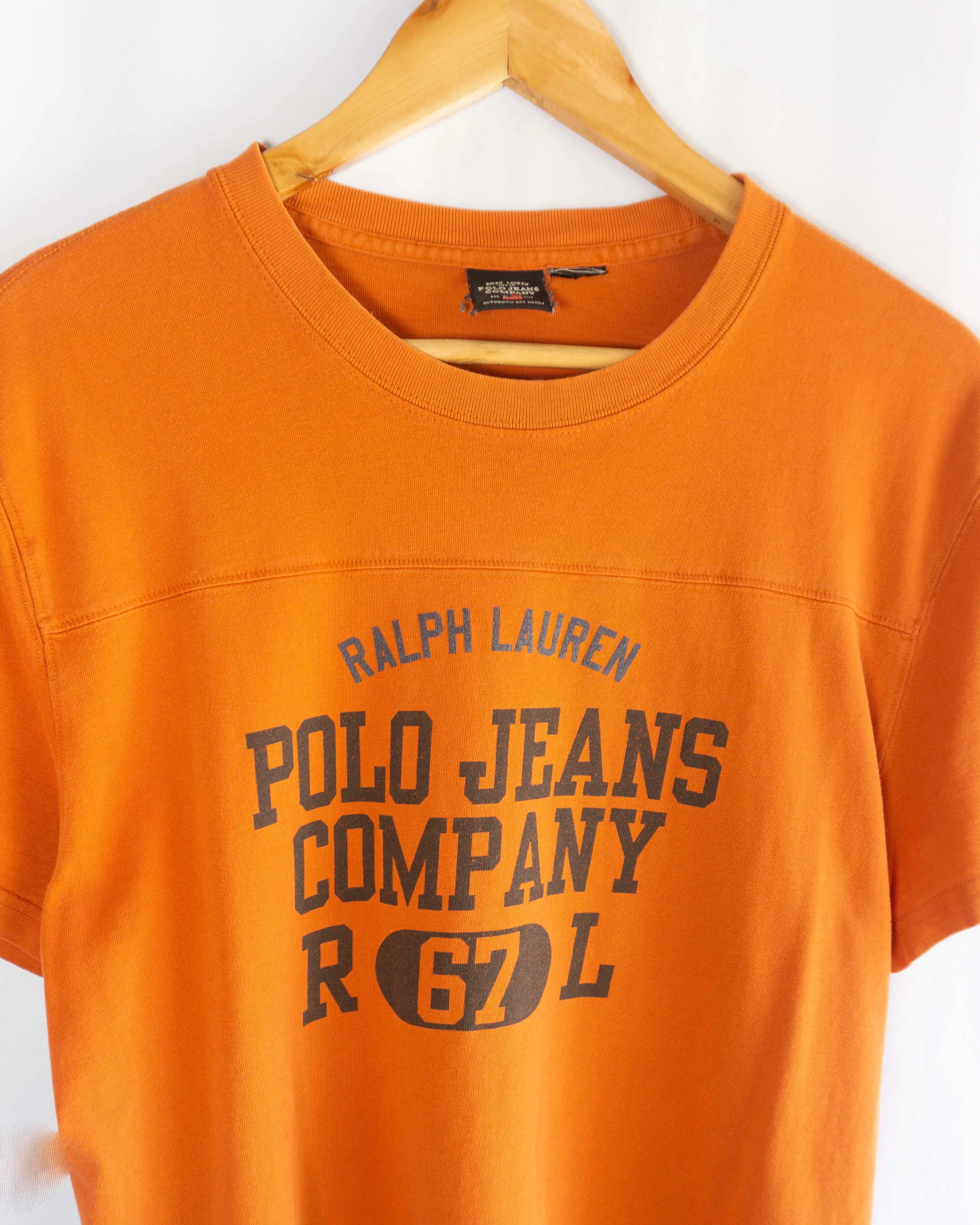 Camiseta Ralph Lauren Polo Jeans Naranja — Talla S