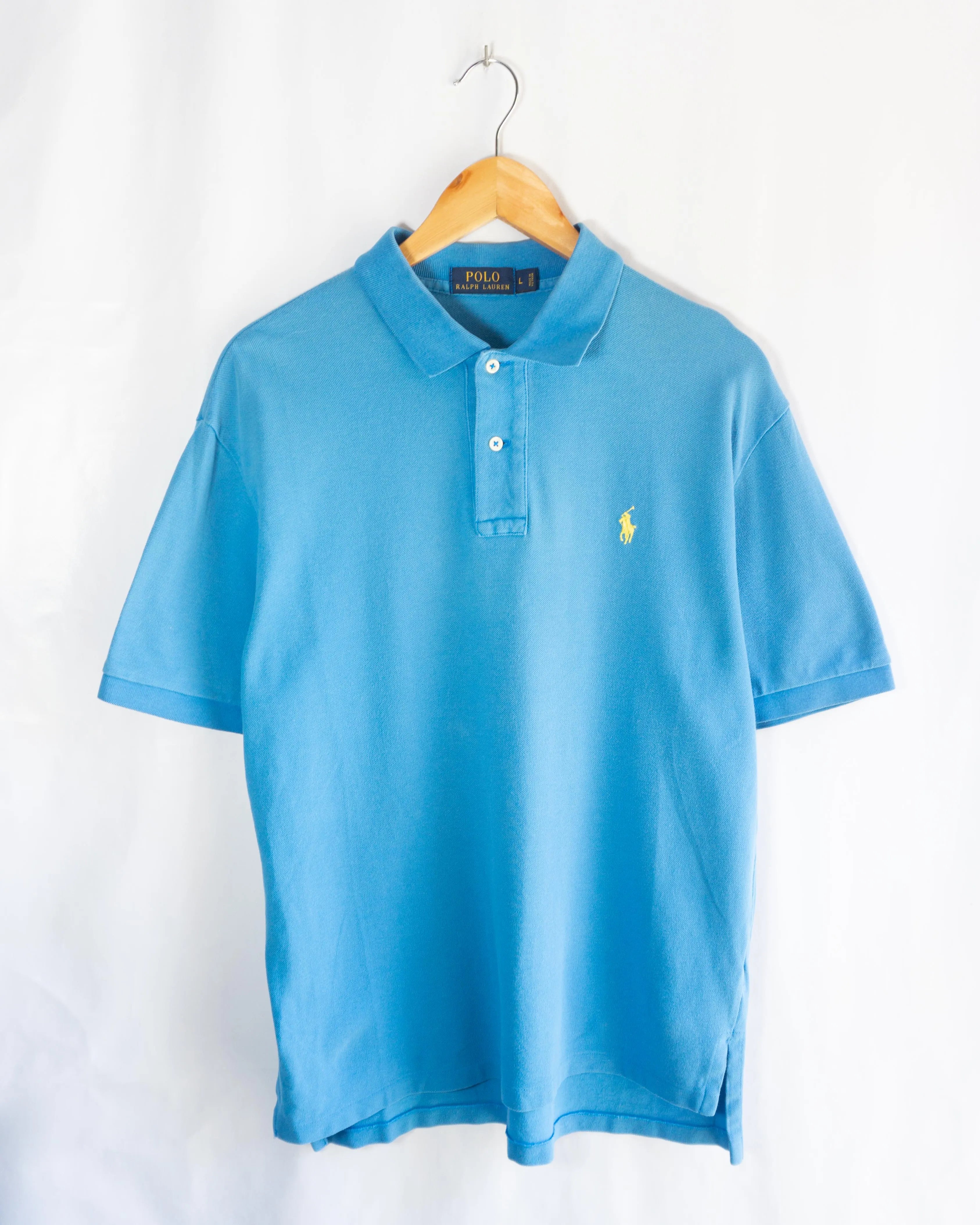 Polo Ralph Lauren Azul Turquesa — Talla L