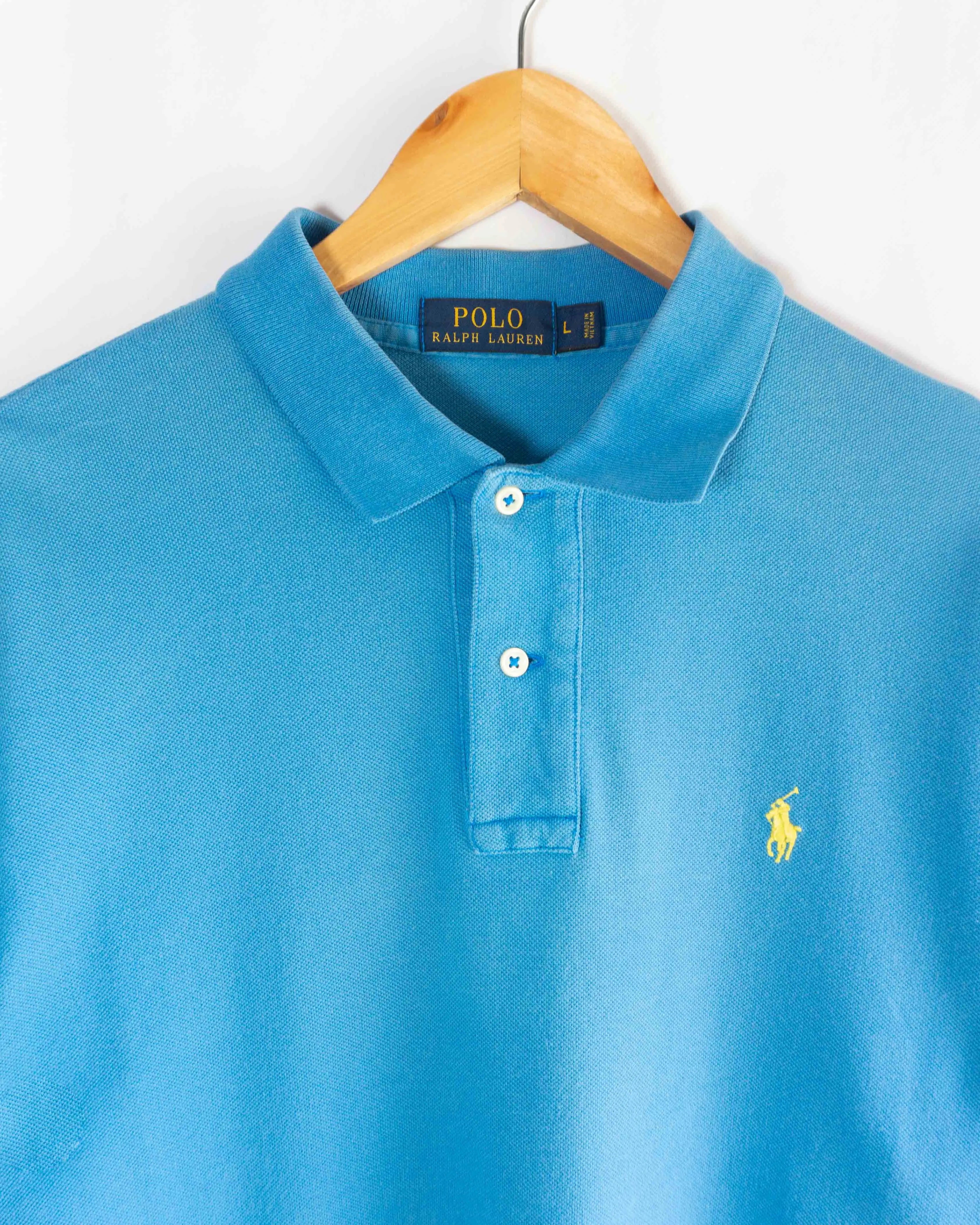 Polo Ralph Lauren Azul Turquesa — Talla L