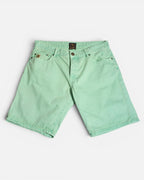 Bermuda Lois Jeans Verde Menta Vintage — Talla M