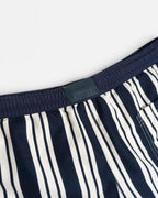 Bañador Lacoste de Rayas Azul Marino — Talla M