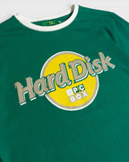 Camiseta Hard Disk PC Box Verde Ringer — Talla M