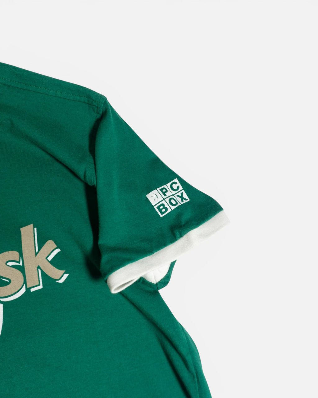 Camiseta Hard Disk PC Box Verde Ringer — Talla M