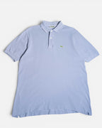 Polo Lacoste Vintage Azul Claro  — Talla L