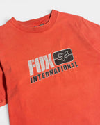 Camiseta Fox Racing International Roja — Talla S
